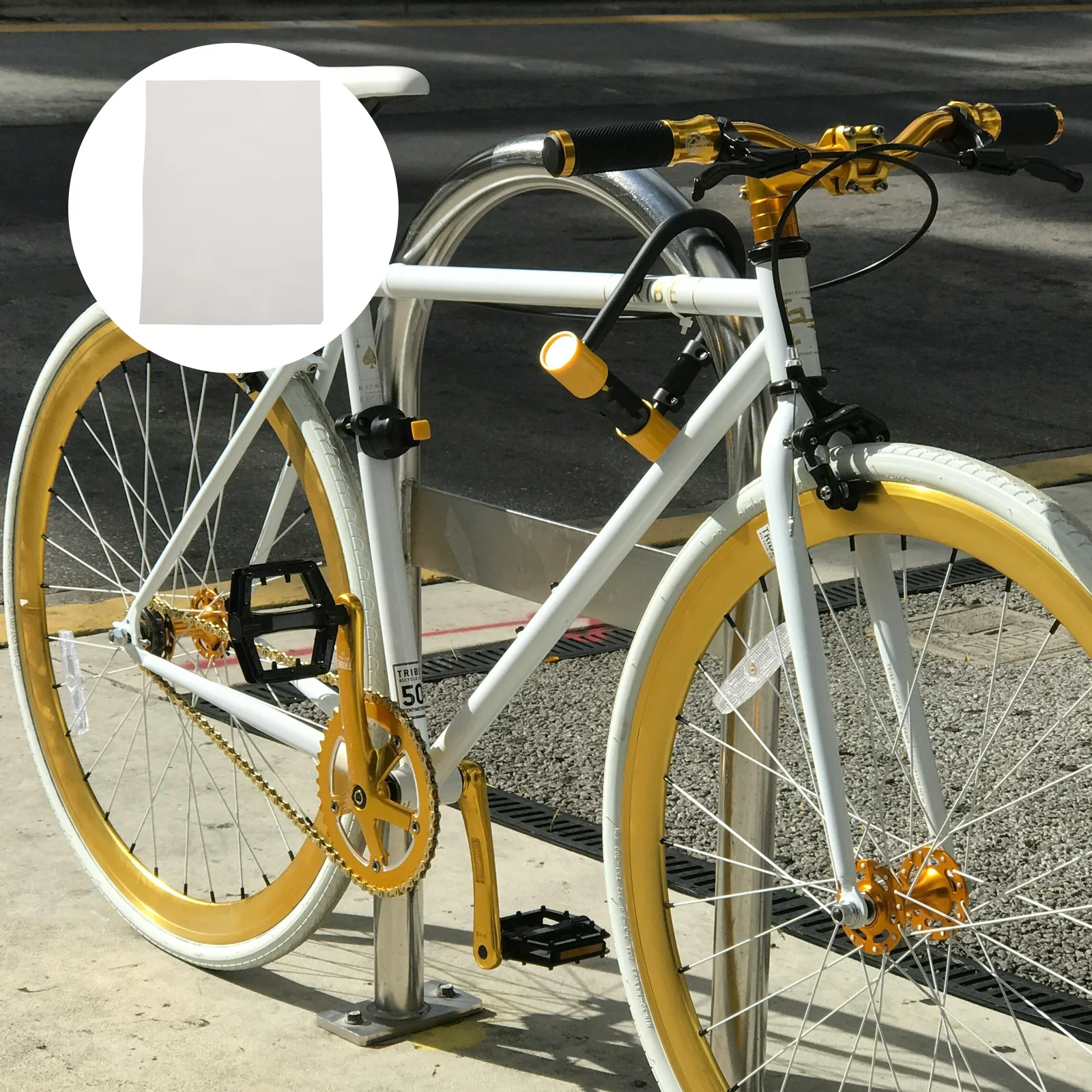 

Bicycle Frame Protection Film TPU Material Guard Stickers Bike Chain Cover Protector Mountain Bike Rear Chain Guard