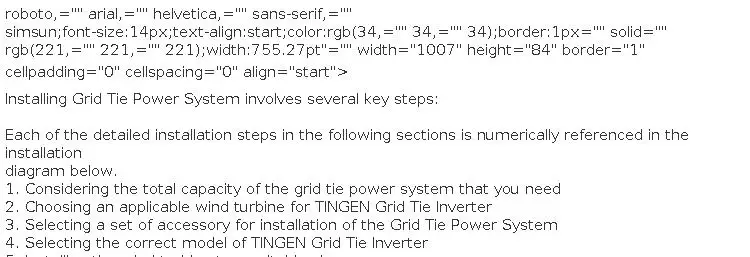 2000W Wind Grid Tie Pure Sine Wave Inverter Source Power from the Wind Turbine Input45V ~ 90V Output Frequency 46Hz~65Hz
