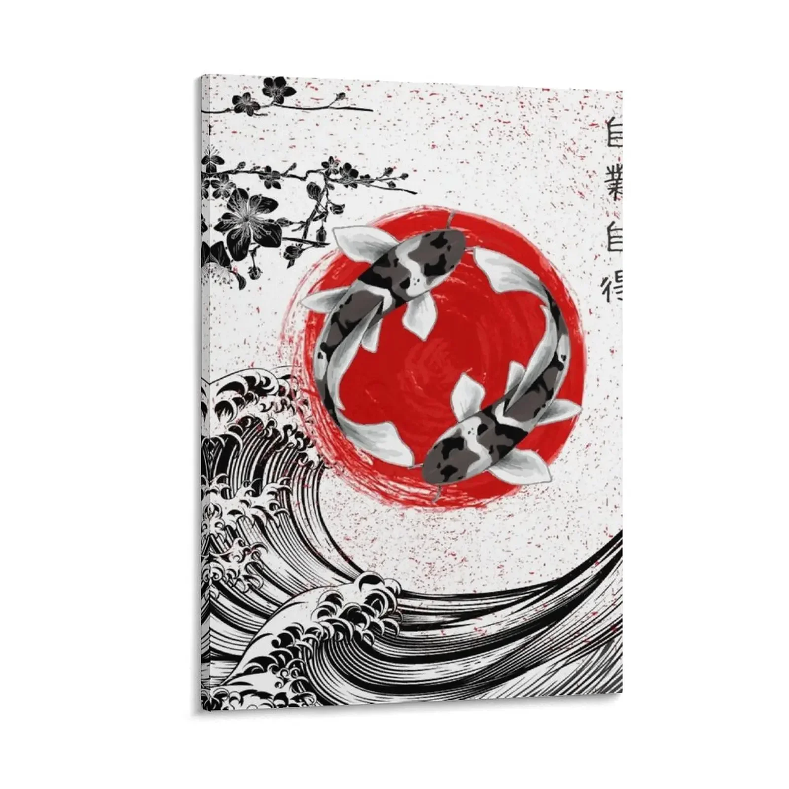 

Yin Yang Koi Art Canvas Painting wallpapers home decor korean room decor home decor interior