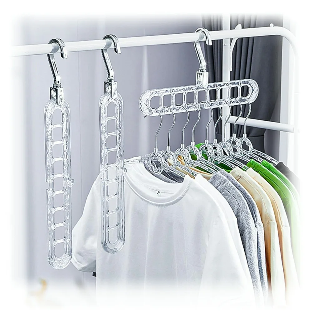 Space Saving Clothes Hangers Wardrobe Clothing Cascading Hanger Magic Multi-port Support Hangers Rack Drying Hanger Storage