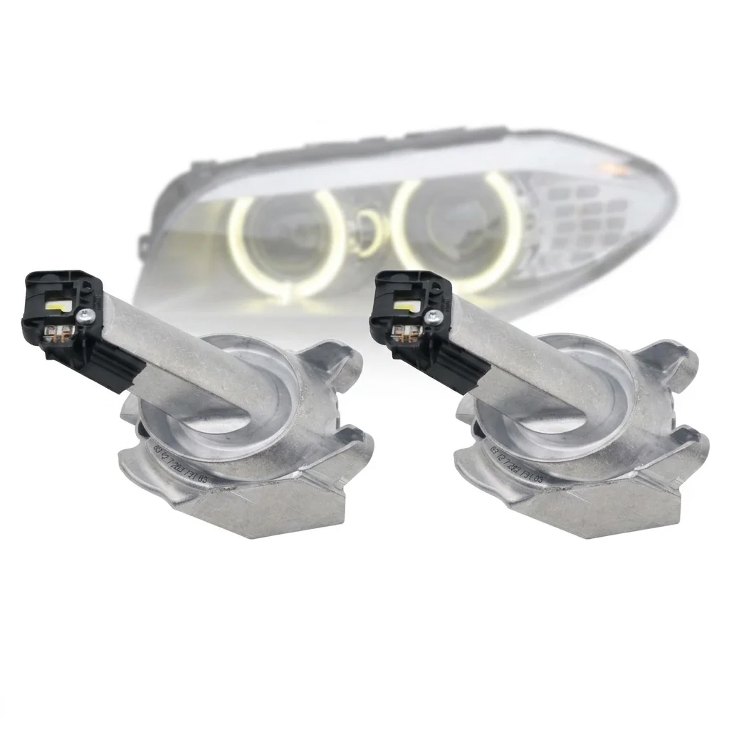 

For BMW F10 F11 F07 F18 LED Angel Eyes DRL Control Module 63127262731, 2PCS Daytime Running Light Unit