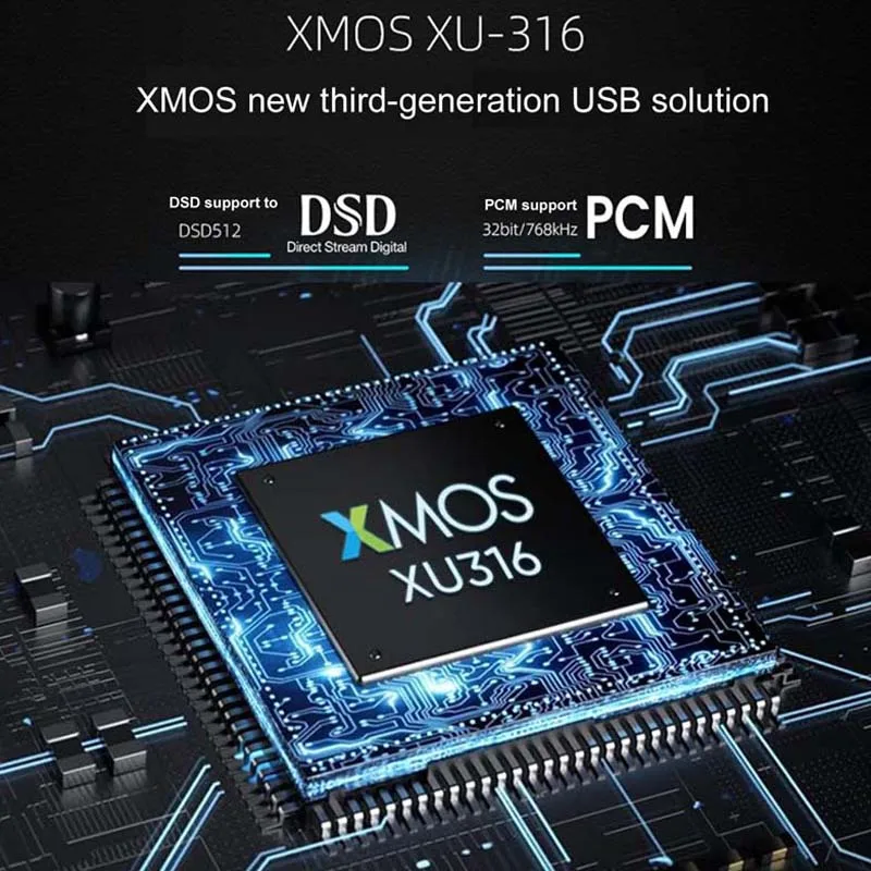 DLHiFi XMOS XU316 USB واجهة رقمية I2S IIS MQA متوافق مع Amanero DSD512 PCM768 لـ HiFi DAC AMP
