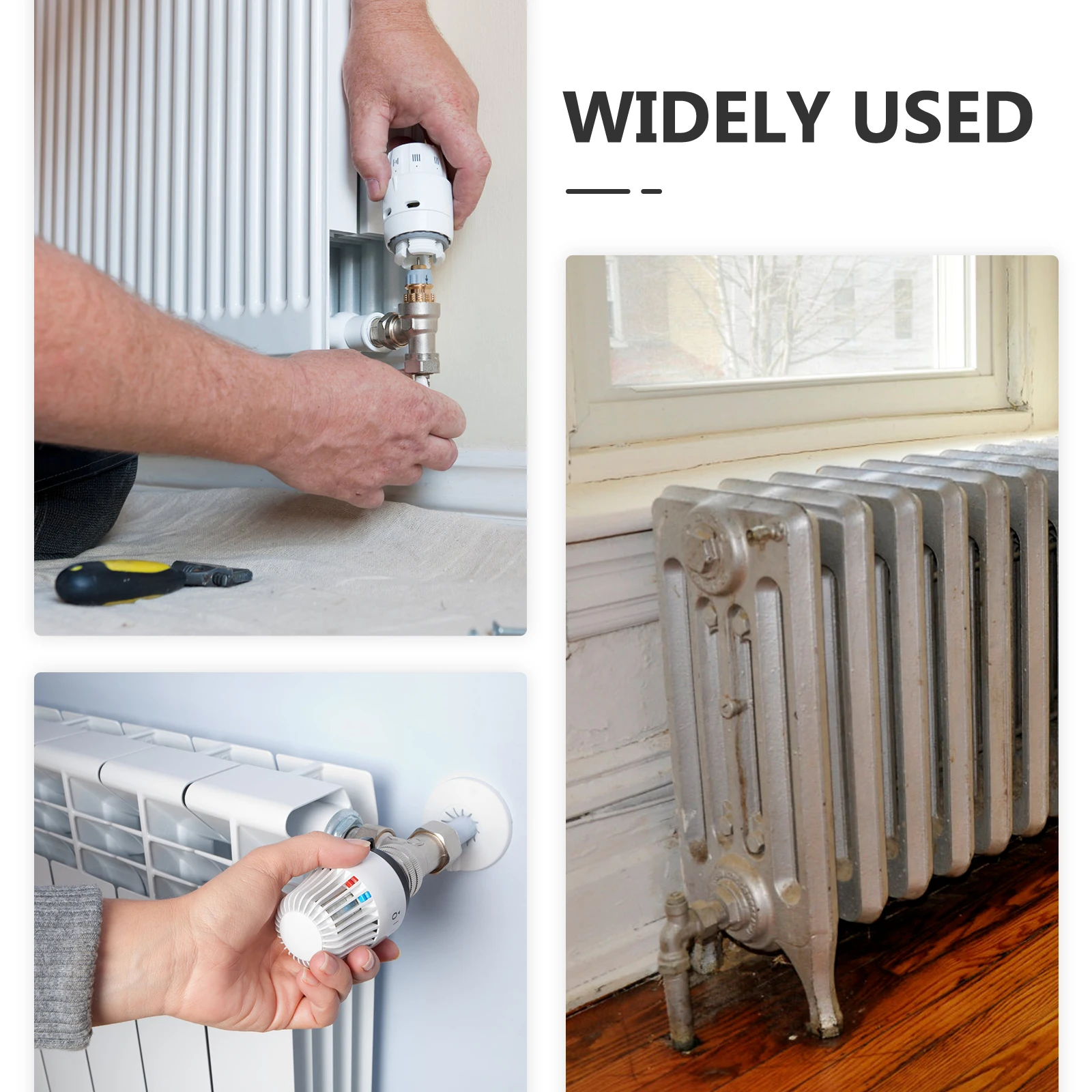 

Exhaust Valve Key Radiator Utility Metal Valve Keys for Old Radiator Bleeding Tool Plumbing System Repair Household Use