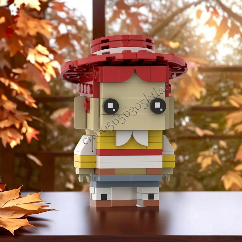 143 PCS Beroemd speelgoed Animatiefiguren Serie Brickheaded Modellen Sets DIY Creatieve Bricks Assembly Kids Gift Collection Display