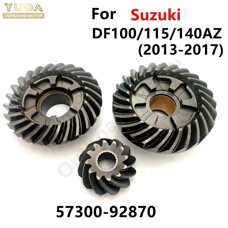 

57300-92870 57300-92871 57300-92872 Pinion & Gear Set C/R For Suzuki Outboard Motor DF100AZ DF115AZ DF140AZ (2013-2017)