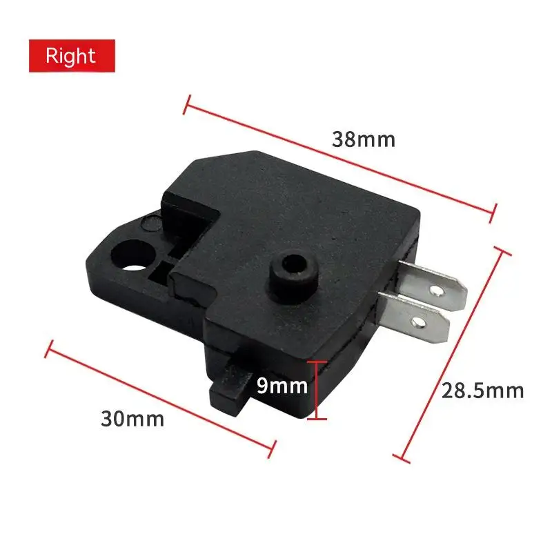 Motorcycle ATV Parts Left And Right Disc Brake Switch Upper Pump Brake Switch Disc Brake Switch Parts Universal