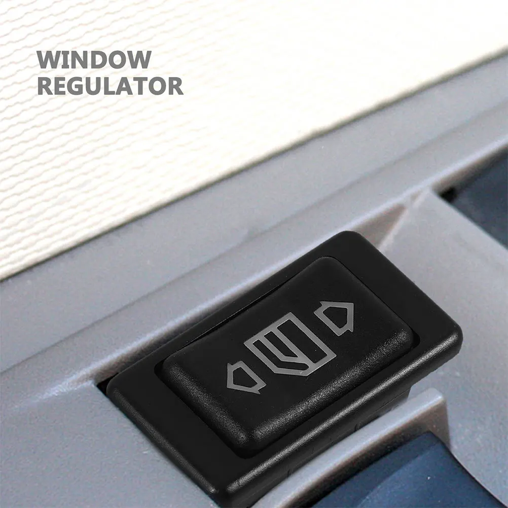 

2Pcs Durable Car Window Switch Stylish Design Power Window Control Button Compatible with Multiple Brands Car Accessory