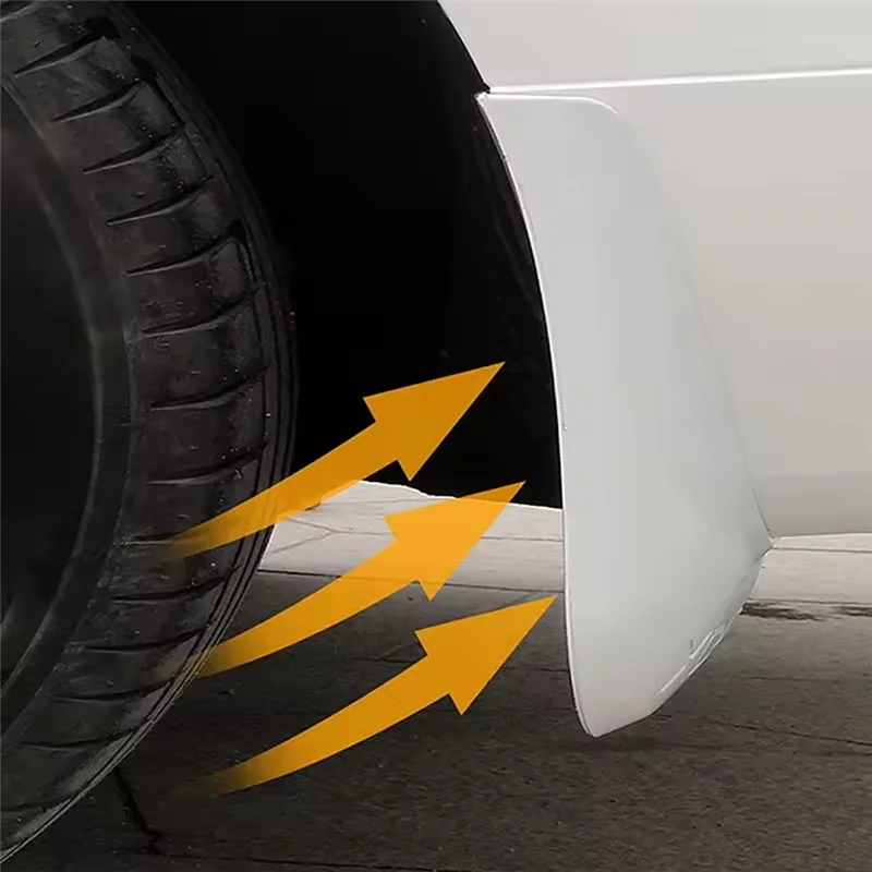 

4Pcs/Set White Mudguards Wheel Fenders Car Accessories Fit For Volvo XC60 2018-2023 Front,Rear Protection