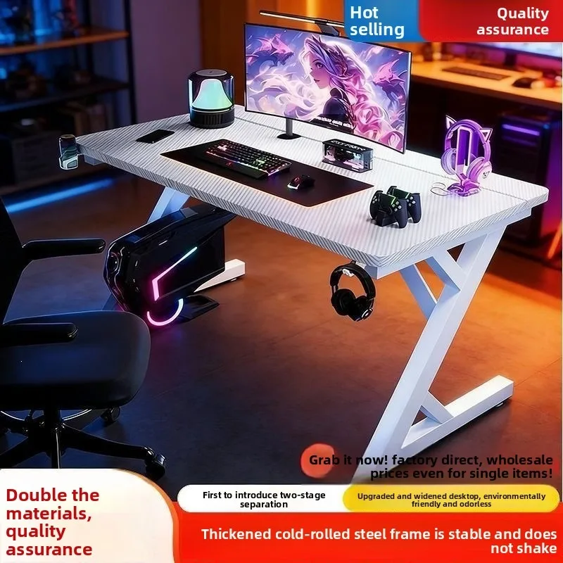 Minimalist Versatile Gaming Desk for Home Office And Bedroom - Study Esports PC Computer Furniture