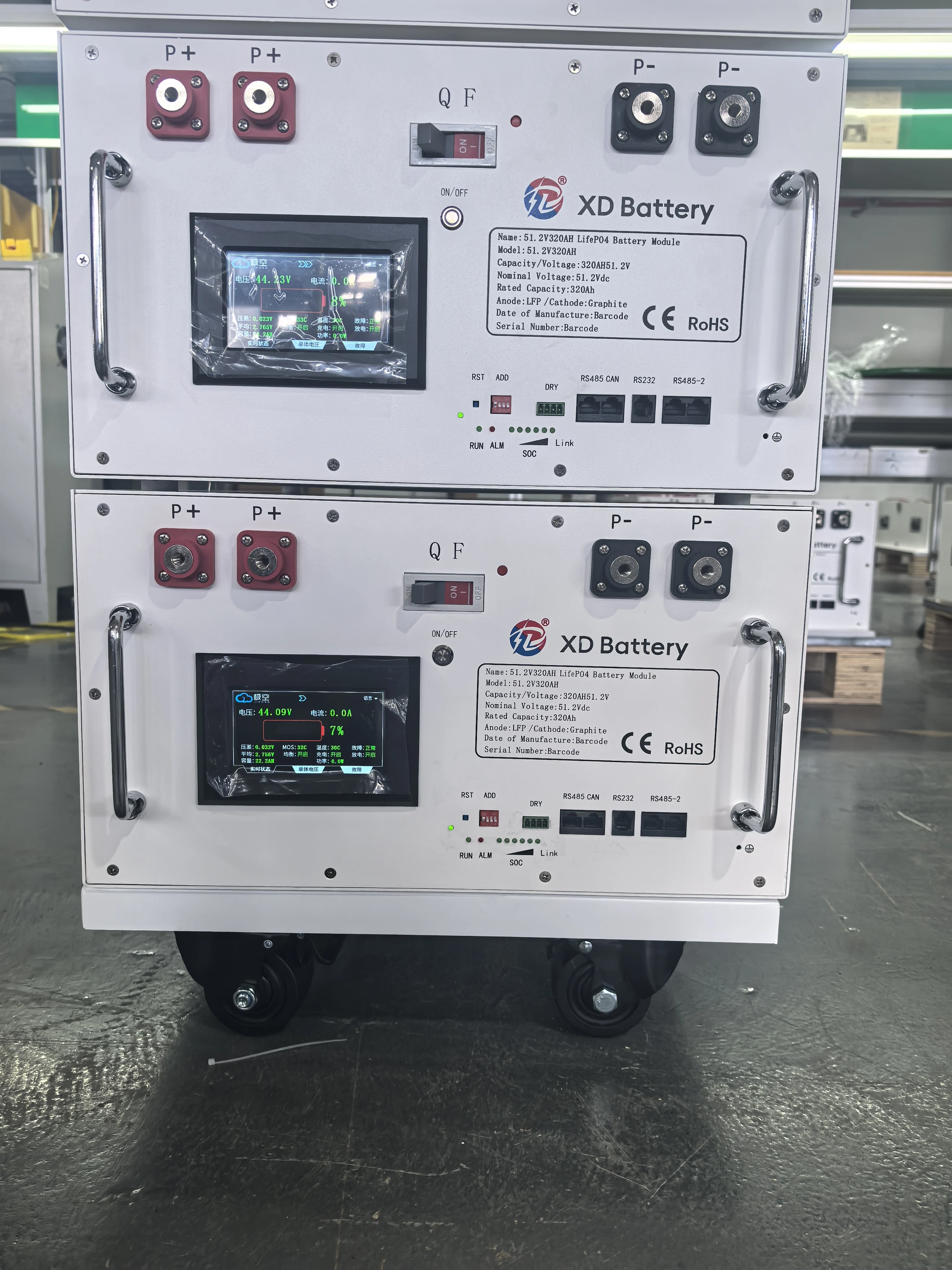 BIG SALE EU Stock 16KWH 51.2V 320AH Home Energy Storage System Warehouse Lithium-ion 16 kWh JK BMS