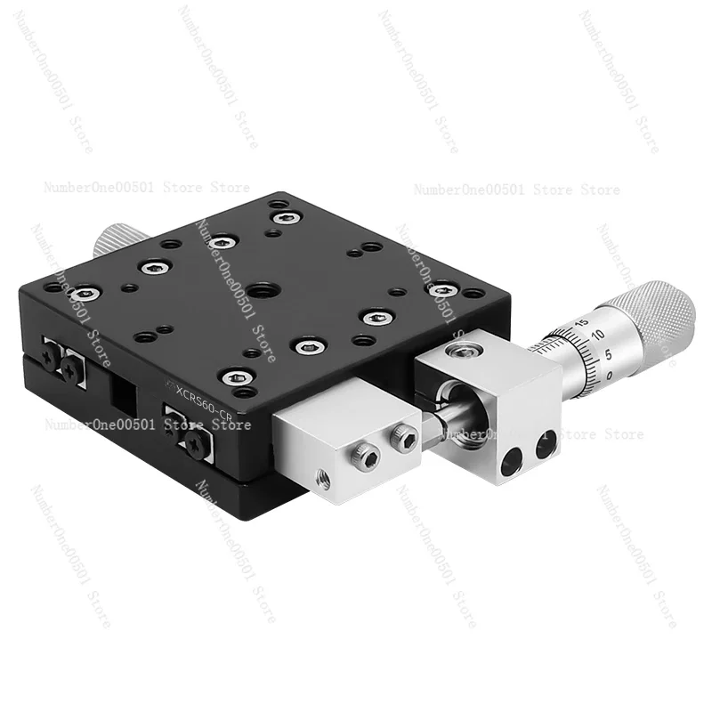 X-axis Manual Slide Table E-EIC01 Precision Cross Roller Guide Optical Experimental Displacement Table XCRS40/60/80