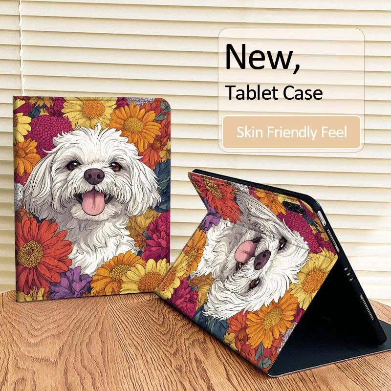 

Husky Puppy Fireplace Cocoa For Huawei MatePad Pro Air 12 X Honor Pad 8 V8 9 13 GT GT2 3 12.6 13.3 Inch Tablet Case