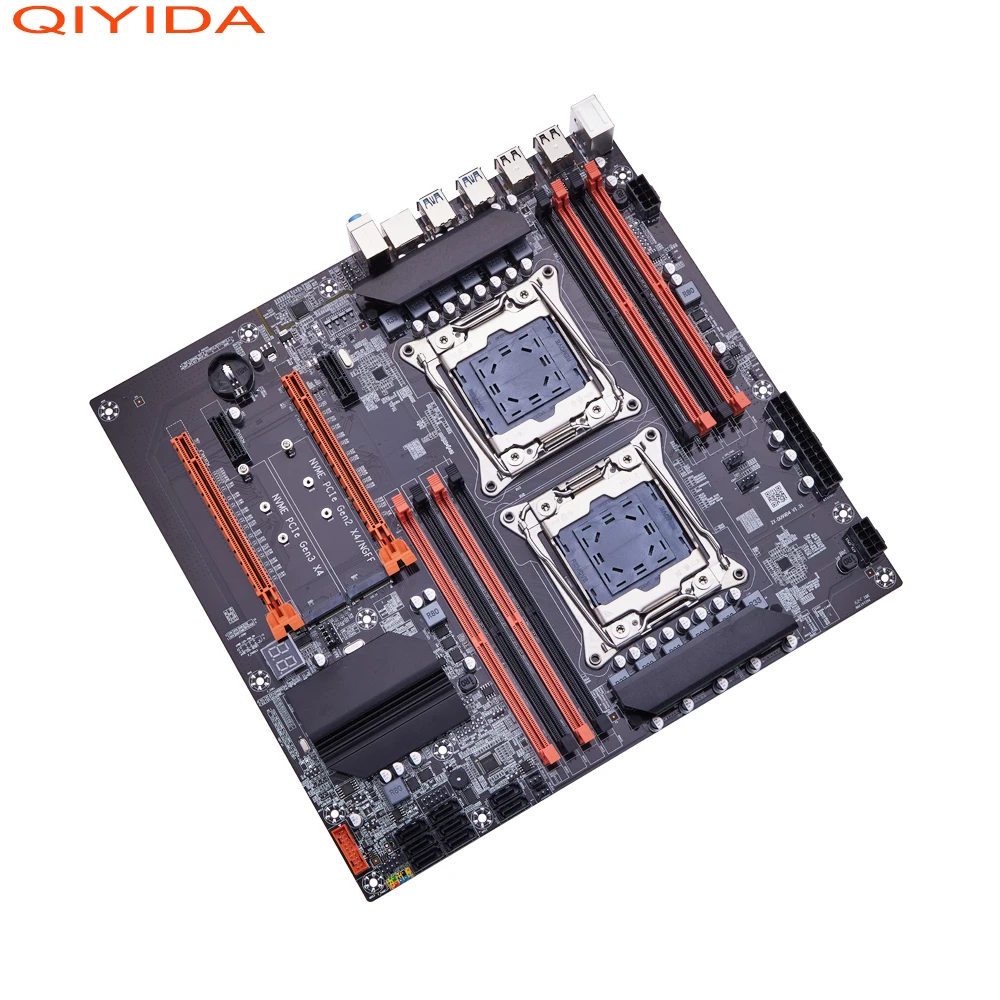 Podwójna płyta główna QIYIDA X99 X99 C612 Chip obsługuje procesor LGA 2011-3 DDR4 RAM NVME NGFF M.2 USB3.0 SATA3.0 PCI16X