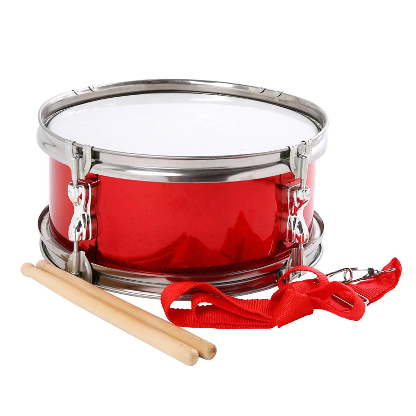 11-Zoll-Snaredrum-Musiklernen mit verstellbarem Riemen, Musiktrommeln, Schlaginstrument für Kinder, Anfänger, Jungen und Mädchen