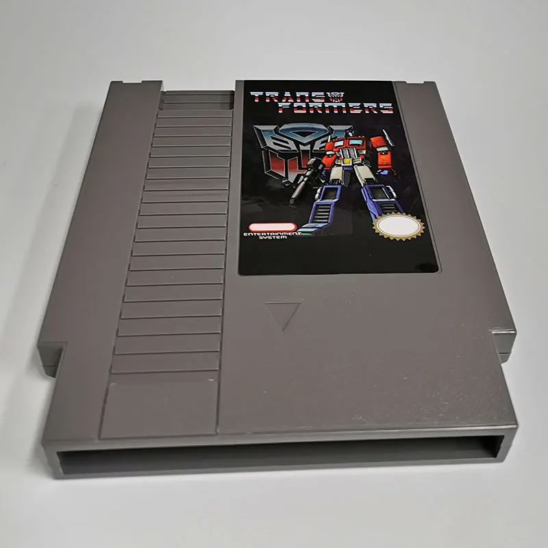 Transformers  Multi Game Cartridge for NES NTSC And PAL Version 8 Bit Video Game Console