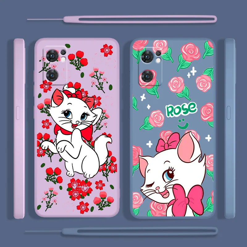 Disney The AristoCats Ốp Lưng Điện Thoại OPPO Tìm X5 X3 X2 Lite Pro Neo A96 A94 A93 A77 A76 A74 a73 Chất Lỏng Dây Da