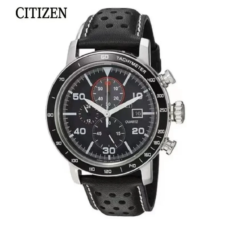 CITIZEN Top Brand Watches Luxury Trend Quartz Clock Waterproof Multi Function Strap Fancy Round Stainless Original Mechanical