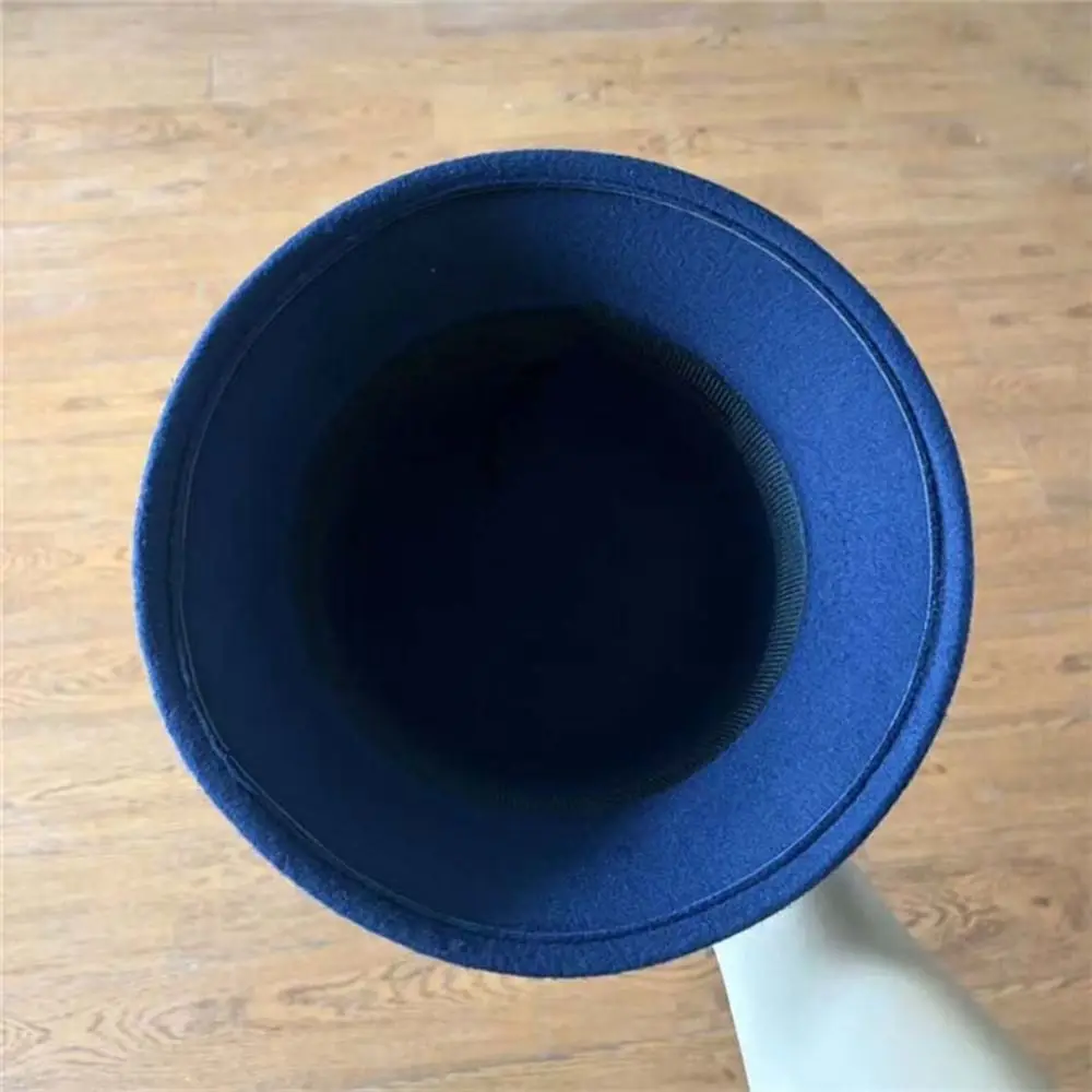 Korean Style Winter Woolen Hat Soft Felt Solid Color Elegant Bucket Hat Cute Bow Warm Fleece Vintage Fedora Cap Daily Commute