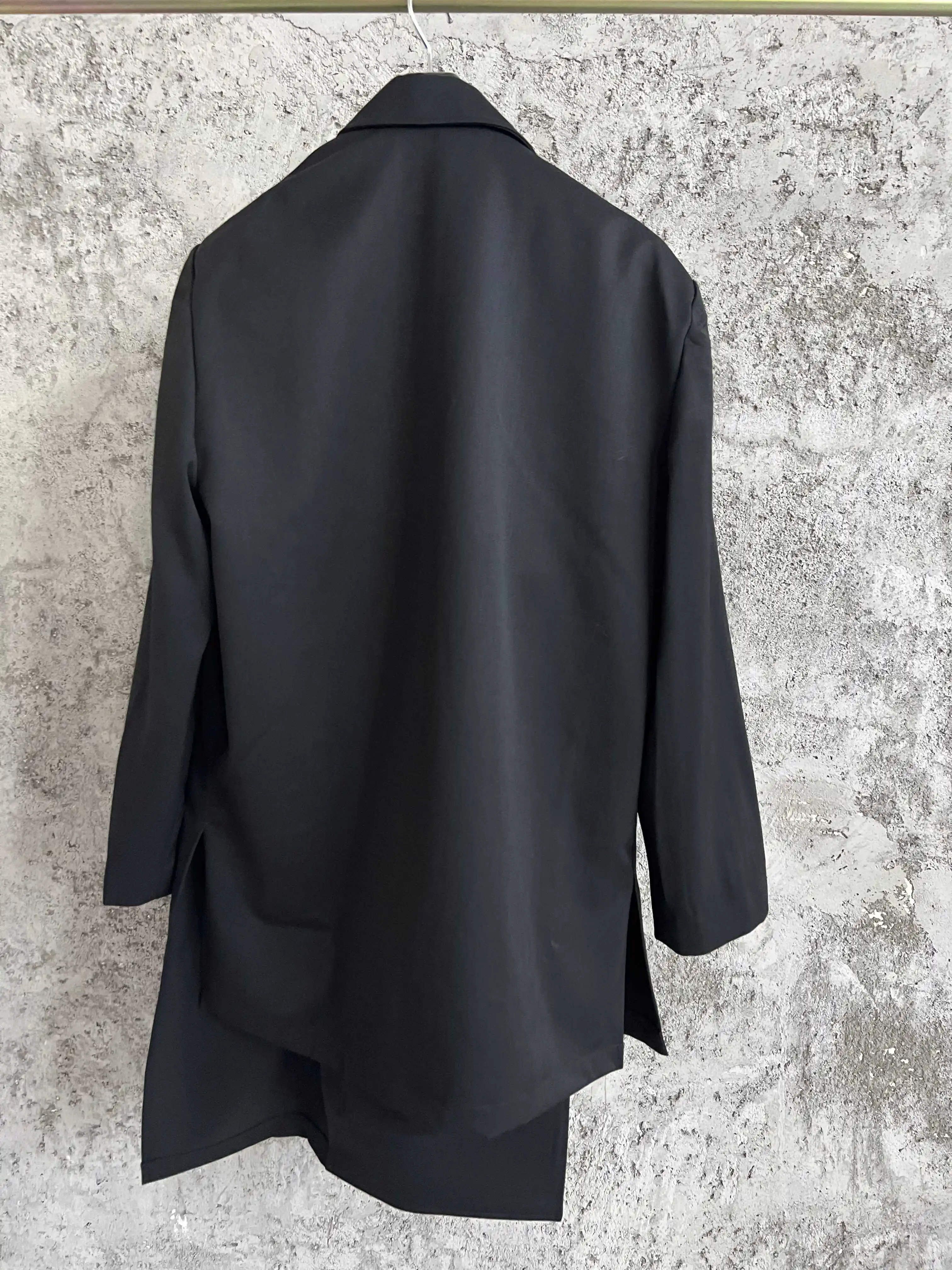

TOP-YAMAMOTO Original Multi-functional deconstructed casual Wool Jacket, Yamamoto style coat