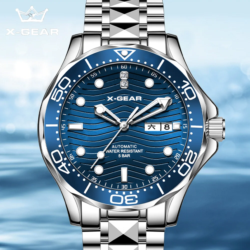 fashion-luxury-men's-mechanical-watch-with-stainless-steel-waterproof-strap-date-function-wristwatch-push-button-hidden-clasp