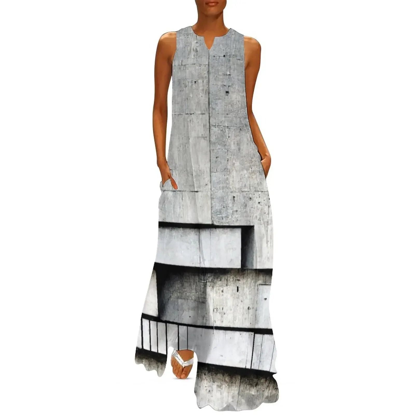 

Beton Brute Brutalist Architecture Long Dress women's summer jumpsuit clothes for woman Dress for pregnant women Dress