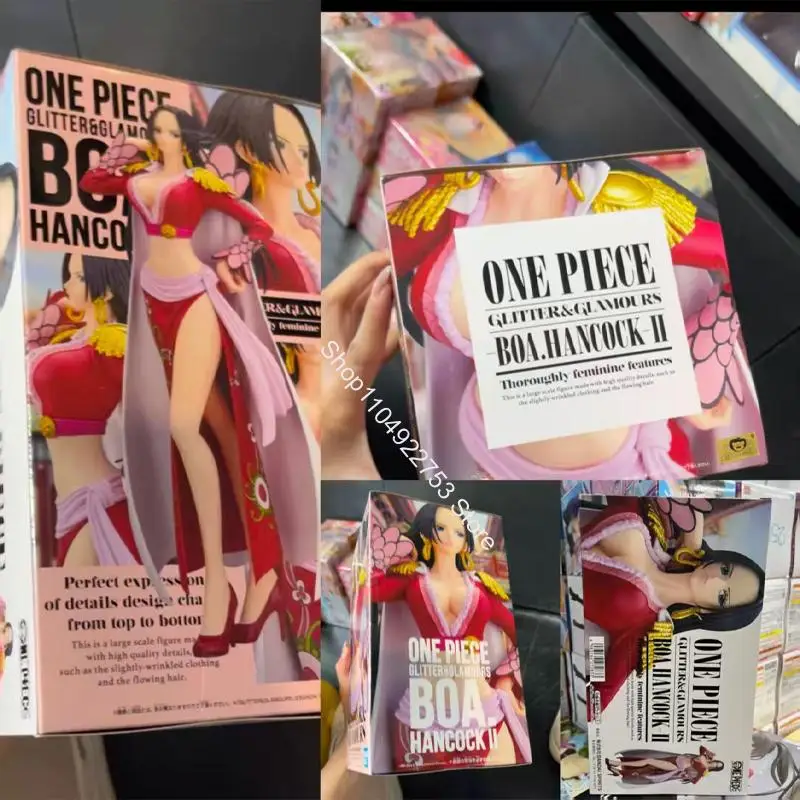 

BANDAI NAMCO оригинал в наличии ONE PIECE GLITTER GLAMOURS Boa Hancock Pvc22cm аниме фигурка модель коллекционная фигурка игрушки подарки