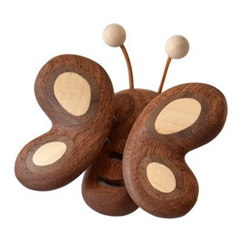 Wooden Car Air Freshener, Butterfly Sculpture, Perfume Deodorant Aromatherapy Decoration, Home Decoration