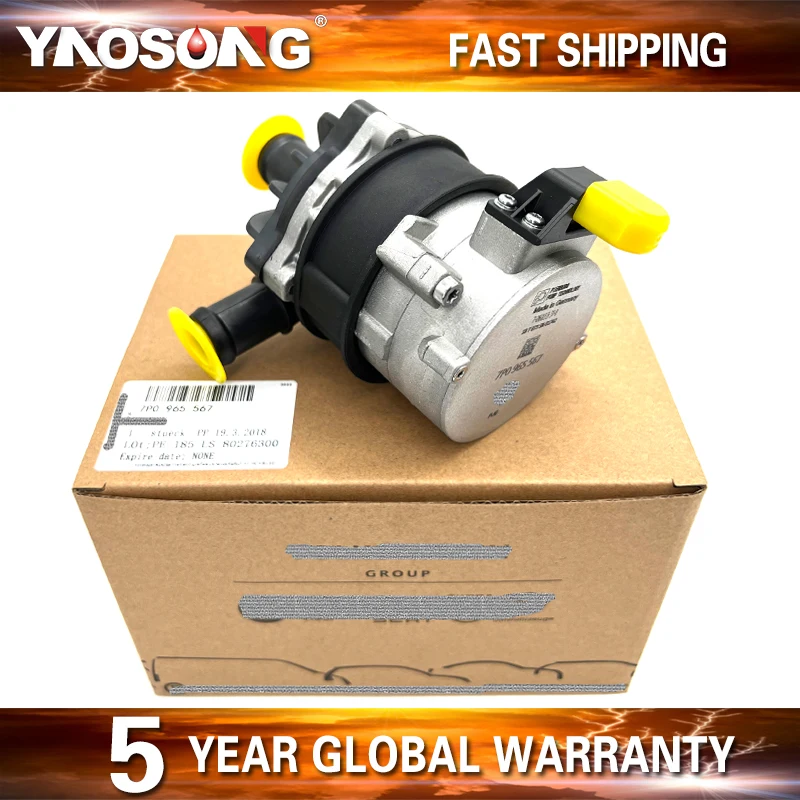 

Engine Auxiliary Water Pump OEM 7P0965567 For Volkswagen Jetta 1.4L Touareg 3.0L Porsche Cayenne 958 Panamera 970 95860656700