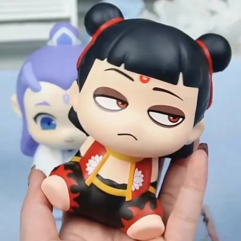 Nezha 2: 魔法の少年が海を轟音を立ててゆっくりとリバウンドピンチ音楽ハンドヘルド Ao Bing 解凍おもちゃクリエイティブ装飾品ペンダント