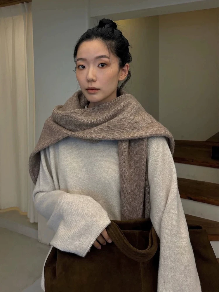   محبوك سترة فضفاضة تناسب f عالية Ne خمر Sle الرجال المرأة رداء علوي غير رسمي طويل Sve جولة Ne طول منتظم