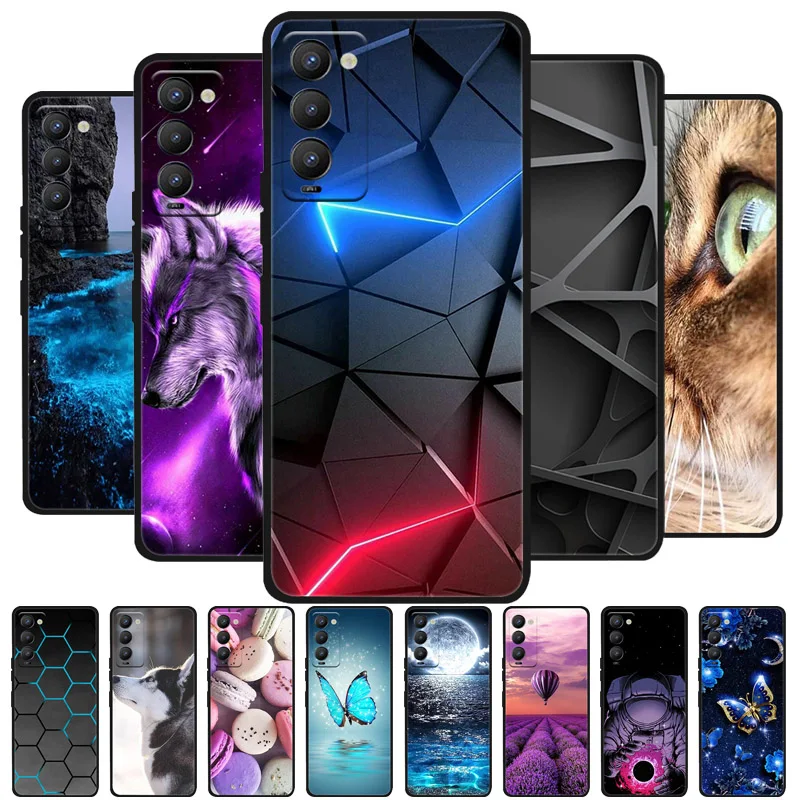 For Tecno Camon 18 Case Camon 18P Soft Silicone Back Case for Tecno Camon 18 P Camon18 18P CH6 Fundas Case Phone Cover Coque