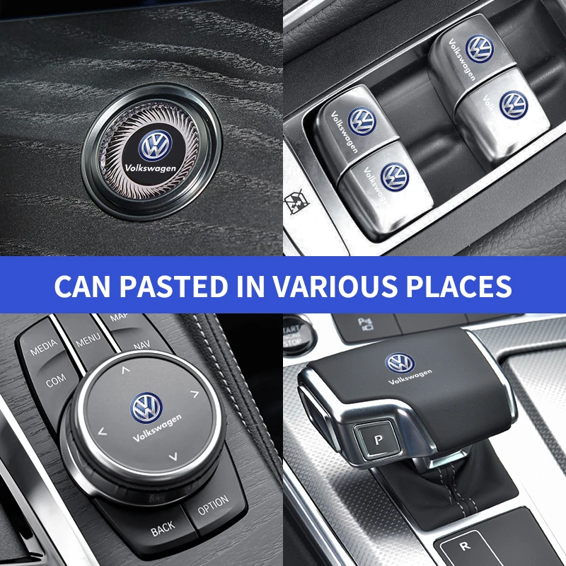 Car Window Lift Button Sticker Steering Wheel Decal Car Styling For Volkswagen VW RLine R Golf Amarok T5 ID3 T-Cross Polo Arteon