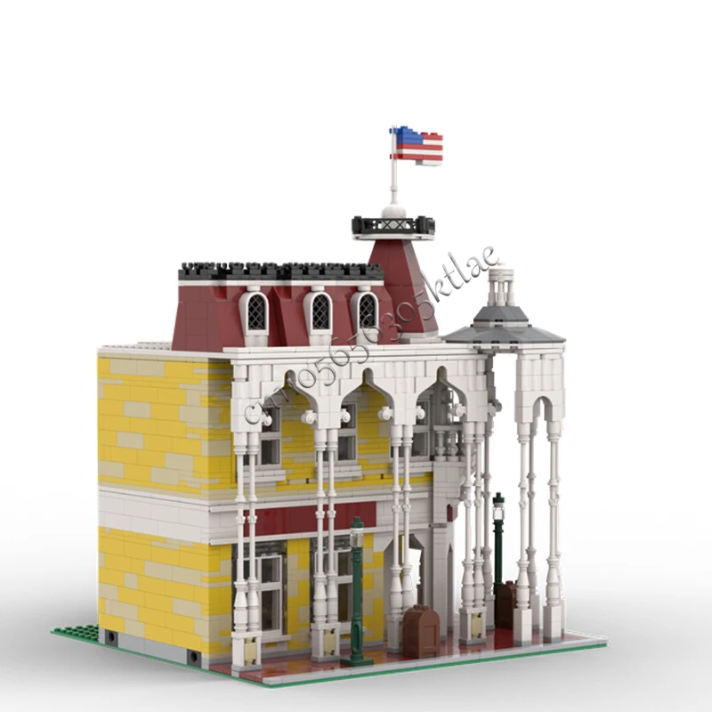 3144 PCS Medieval Emporium City Edition MOC Customize Modular Building Block Design Model Creative DIY Boy Toy Christmas Gift