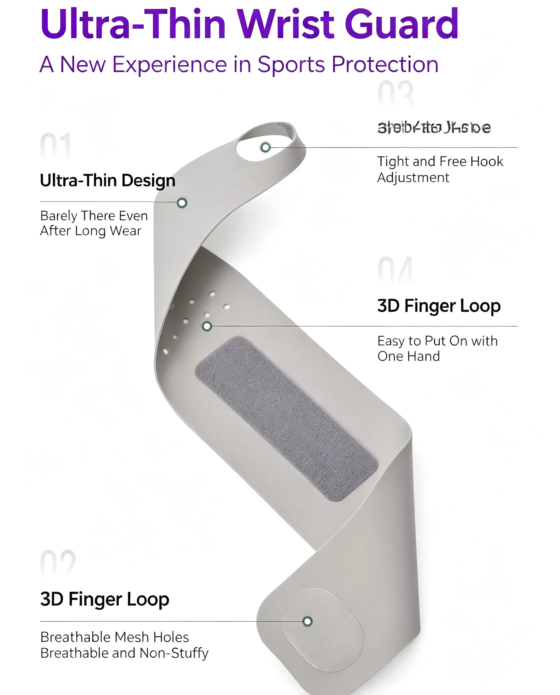 Lightweight and breathable wrist brace for men and women, provides support and compression to prevent injuries