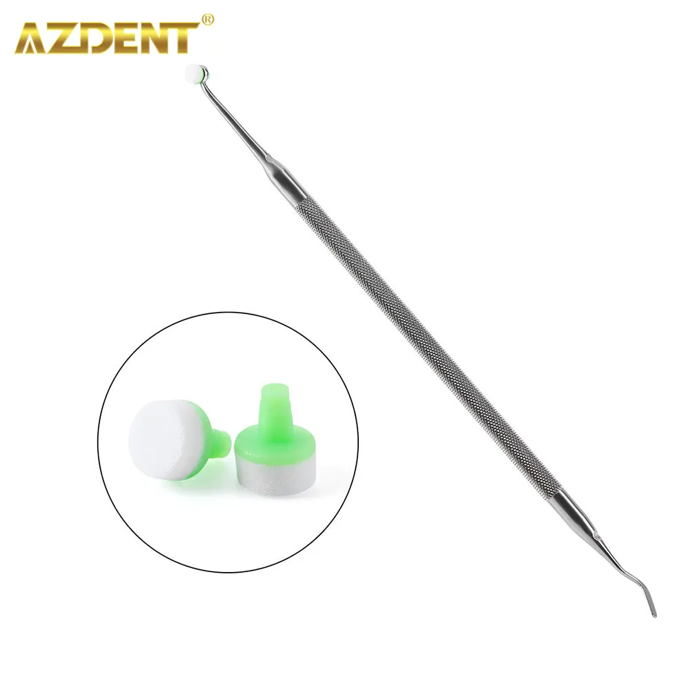 AZDENT Dental Resin Filling Kit Molding Tools Composite Light Cure Holder Quick Foam Pad Handle Spatula Dentistry Materials