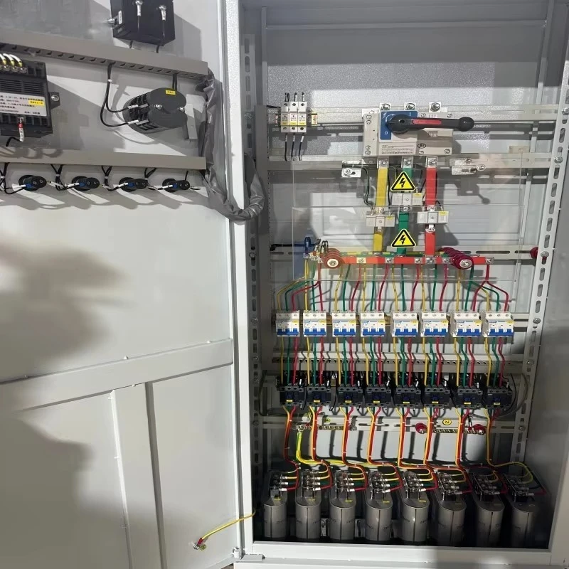 

Factory Price Automatic Power Capacitor Bank Panel Compensation Capacitor Cabinet