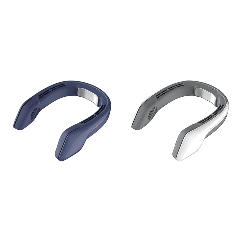 Tragbarer Halsventilator, elektrischer kabelloser Ventilator, wiederaufladbarer Mini-Ventilador, kühlender USB-Blattloser Ventilator für Outdoor-Sportarten
