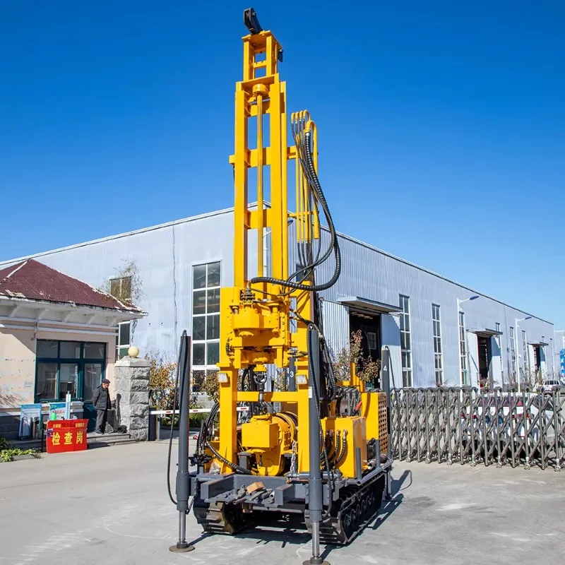 Water Pneumatic Dual-purpose Drilling Rig 200m 300m 400m Water Well Drill Rig Machine Air Compressors For Sale For Drilling Rig