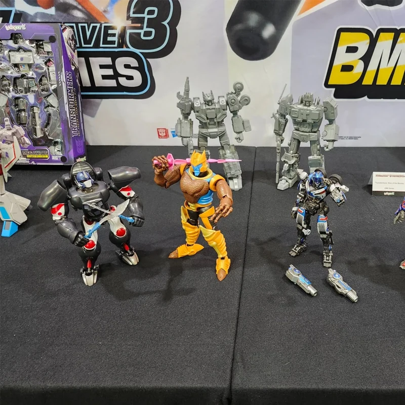 

Коллекционная подвижная фигурка Динобота Оптимуса Праймала из серии AMK Beast Wars Transformers с оружием, модель-конструктор