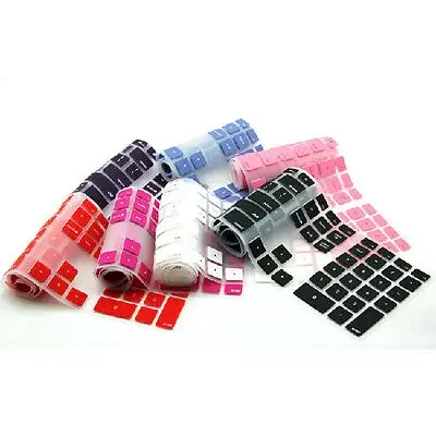For US Apple imac G6 Desktop PC wired keyboard Skin Cover Protector Rainbow Muti