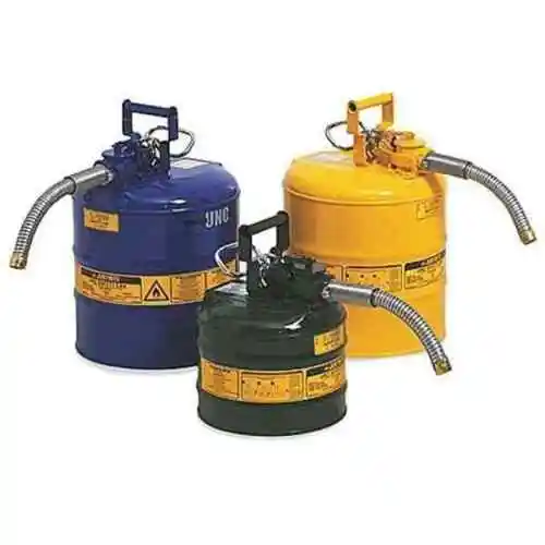 Justrite 7250230 Type Ii Safety Can, 5 Gal Capacity, For Use With Diesel, 697841140738