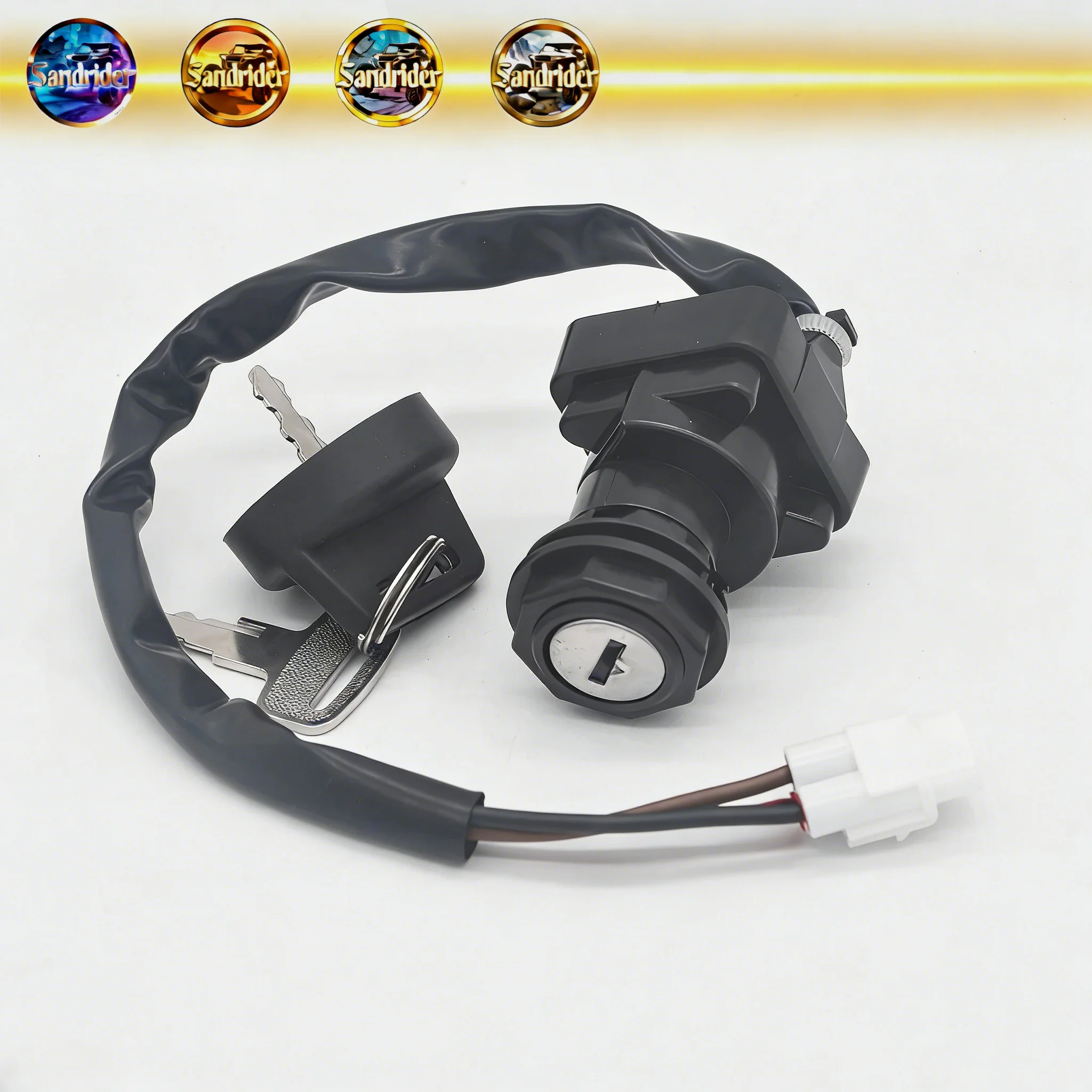 IGNITION SWITCH for SUZUKI LTZ 400 09-13 LTR 450 2006 - 2009 With 2 KEY QUAD ATV 3PIN 2 KEYS