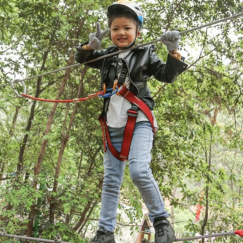 Imagem -05 - Xinda-full Body Harness para Crianças Cinto de Segurança Infantil Escalada Equipamentos de Proteção ao ar Livre