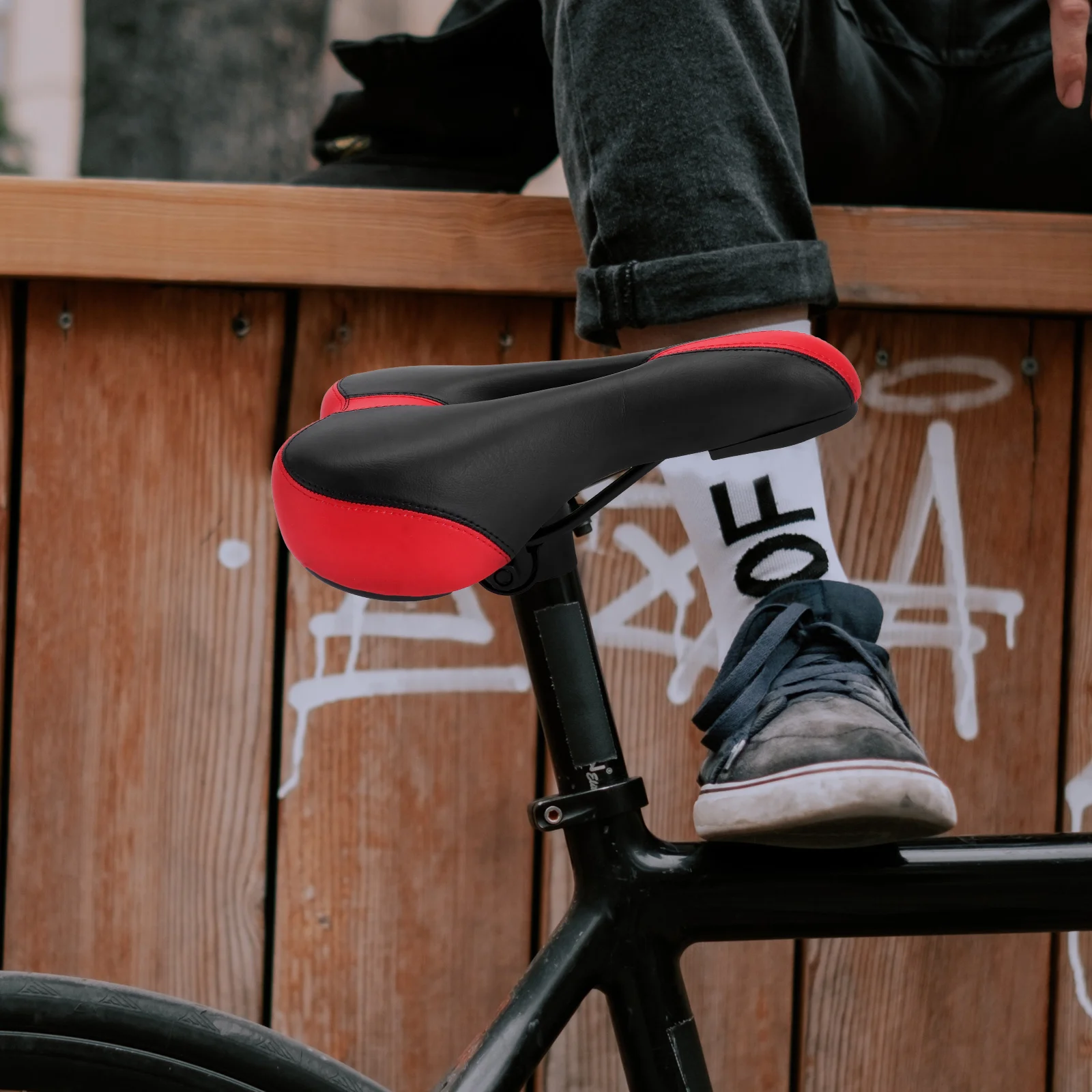 

Bike Saddle Blue Comfortable Shockproof Cushion Pad Road Mountain Bike Cycling Seat Lightweight Saddle