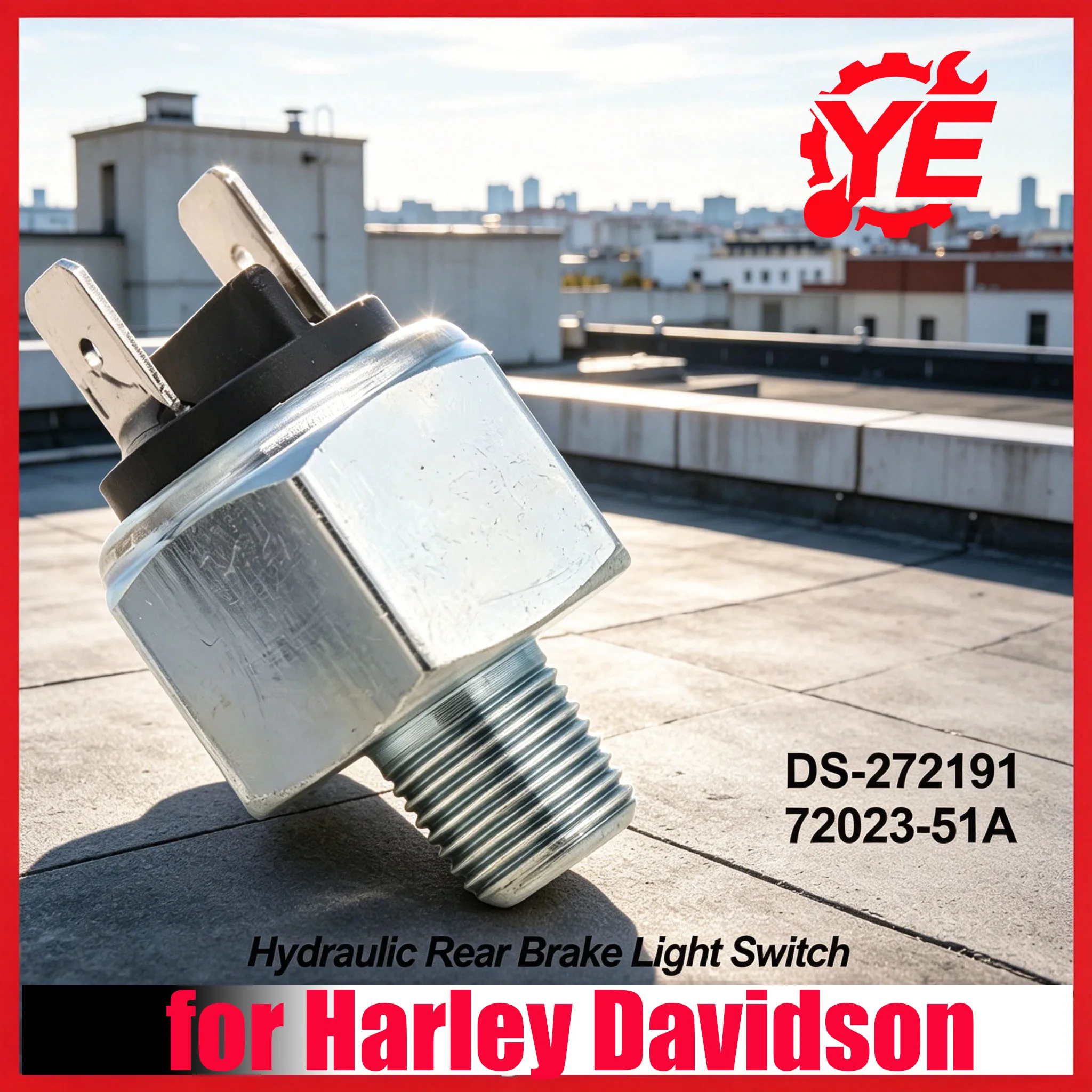 

Motorcycles Hydraulic Rear Brake Light Switch DS-272191 72023-51A for Harley Davidson Dyna Sportster Softail DS272191 7202351A