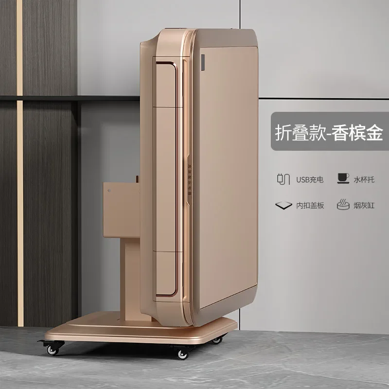 Machine de mahjong pliante, table à manger automatique, table de mahjong domestique à double usage