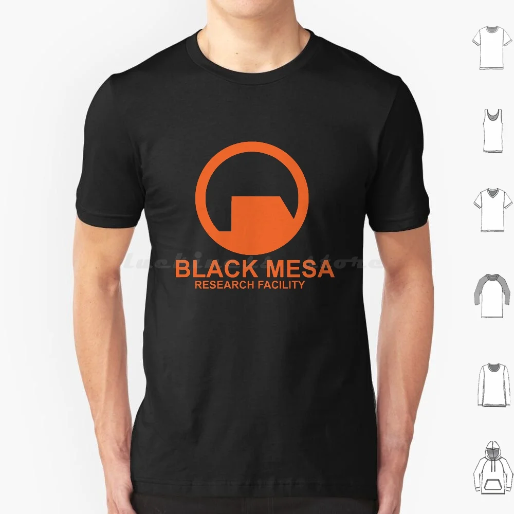 Black Mesa Research Facility Orange Essential T Shirt 6xl Cotton Cool Tee Half Life Halflife Gordon Freeman 2 3 Barney Game