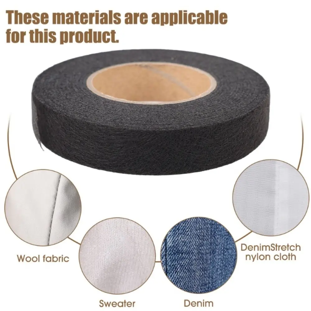 New 60M Interlining Adhesive Tape Double-sided DIY Sewing Interlining Non-woven Sewing Tool for Shorten Repair Pants