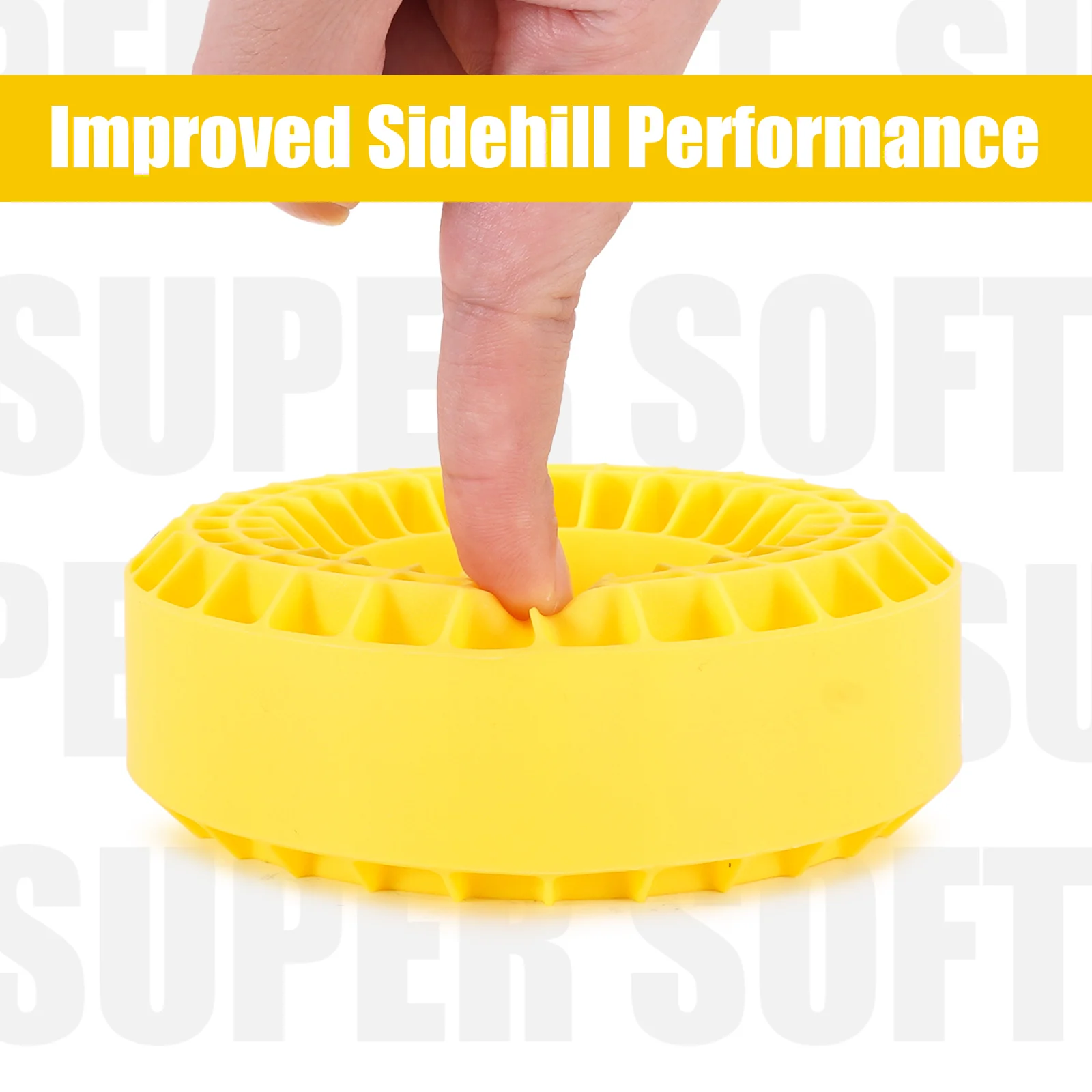 INJORA Silicone Rubber Insert Foam Fit 118-122mm (4.75" OD) 1.9" Wheel Tires for 1/10 RC Crawler