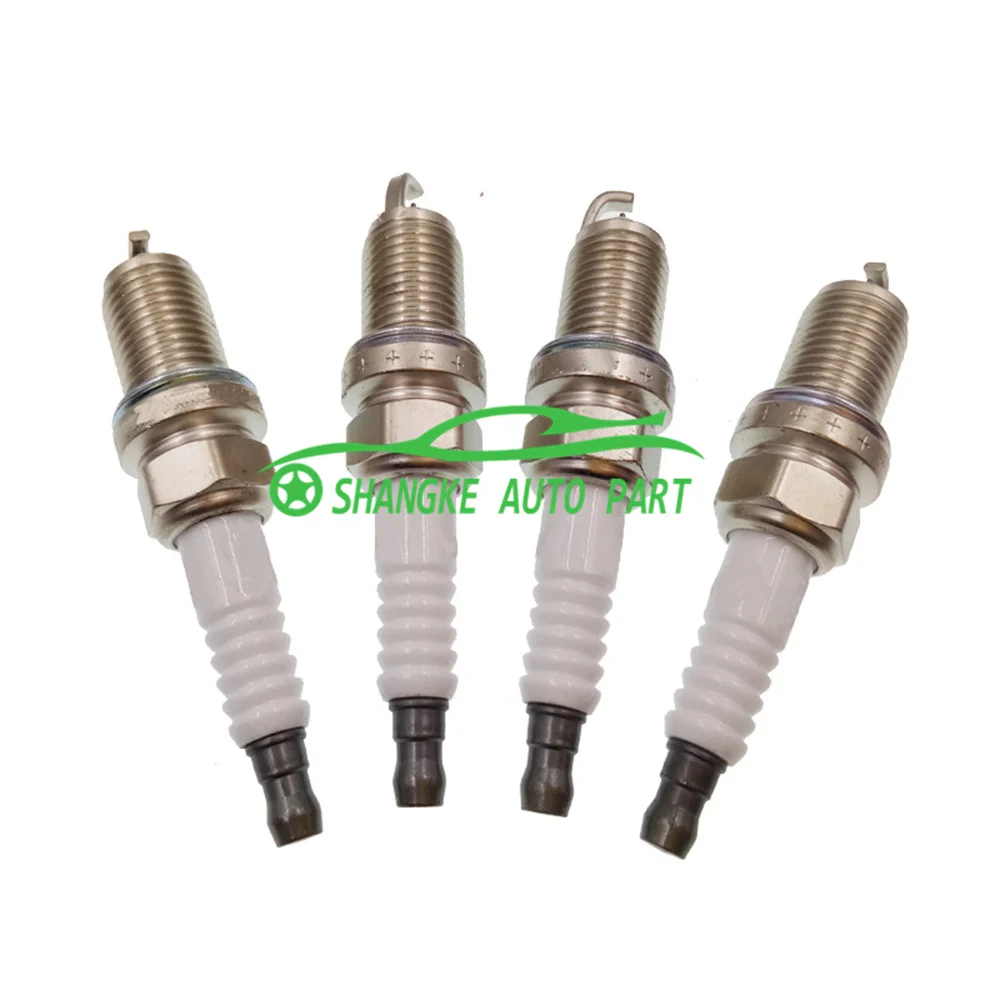 Original Laser Nickel Alloy Spark Plugs OEM LZFR5F 94858 FOR PPeugeot 207 307 AAudi A7 A8 VVolvo S40 XC70 KKIA Carens RRover 75